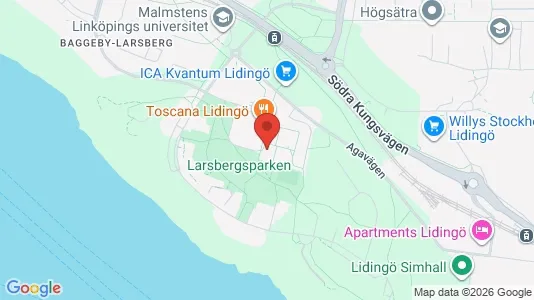 Apartments for rent i Lidingö - kort over placeringen
