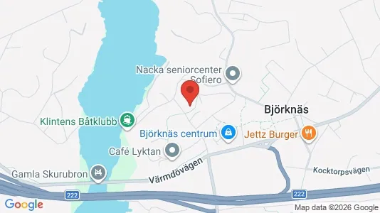 Apartments for rent i Nacka - kort over placeringen