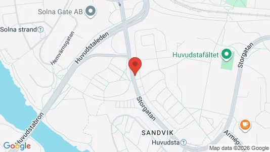 Apartments for rent i Solna - kort over placeringen