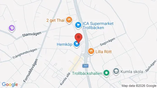 Apartments for rent i Tyresö - kort over placeringen