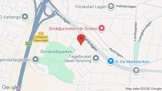 Apartments for rent i Örebro - kort over placeringen