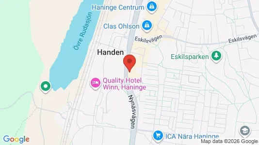Apartments for rent i Haninge - kort over placeringen