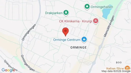 Apartments for rent i Nacka - kort over placeringen