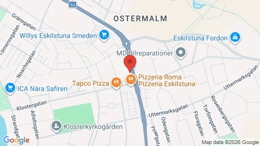 Apartments for rent i Eskilstuna - kort over placeringen