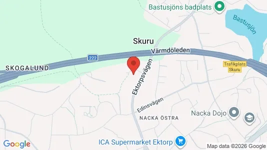 Apartments for rent i Nacka - kort over placeringen