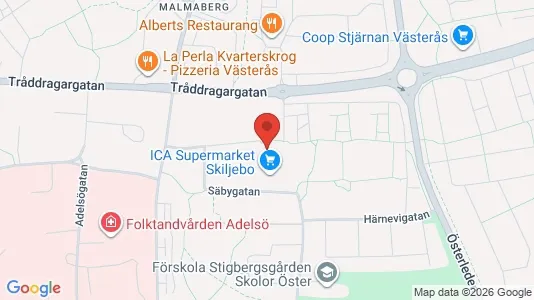 Apartments for rent i Västerås - kort over placeringen