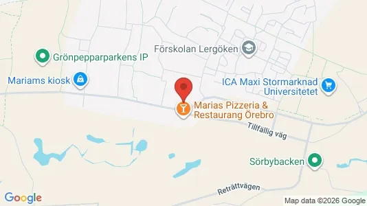 Apartments for rent i Örebro - kort over placeringen
