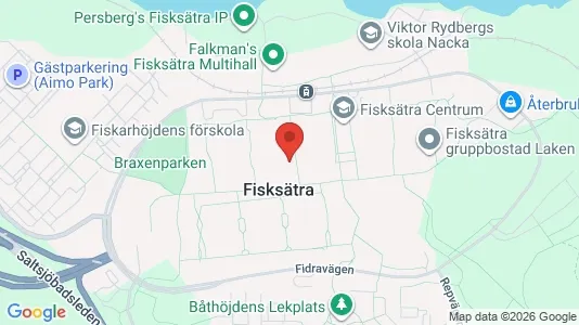 Apartments for rent i Nacka - kort over placeringen
