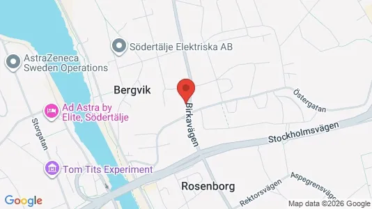Apartments for rent i Södertälje - kort over placeringen