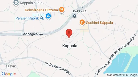 Apartments for rent i Lidingö - kort over placeringen