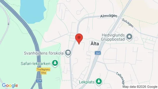 Apartments for rent i Nacka - kort over placeringen