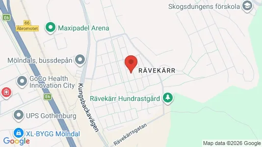 Apartments for rent i Mölndal - kort over placeringen
