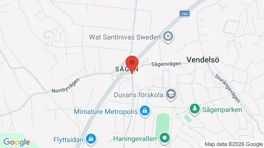 Apartments for rent i Haninge - kort over placeringen