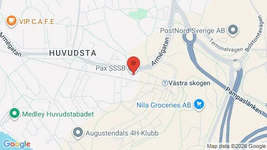 Apartments for rent i Solna - kort over placeringen