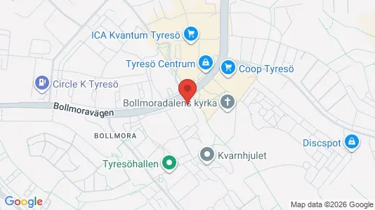 Apartments for rent i Tyresö - kort over placeringen