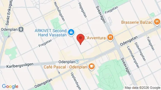 Apartments for rent i Vasastan - kort over placeringen
