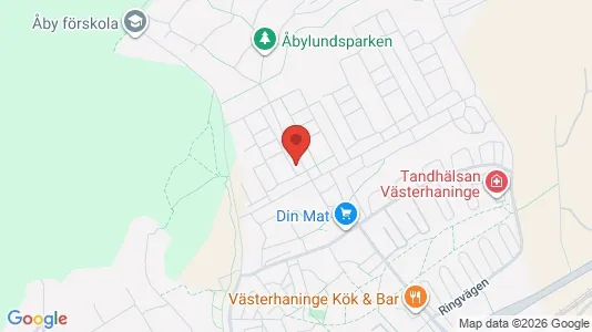 Apartments for rent i Haninge - kort over placeringen