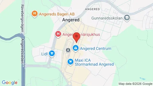 Apartments for rent i Angered - kort over placeringen