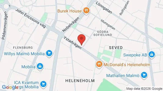 Apartments for rent i Sofielund - kort over placeringen