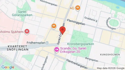 Apartments for rent i Kungsholmen - kort over placeringen