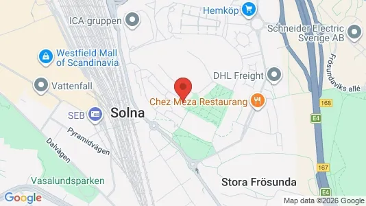 Apartments for rent i Solna - kort over placeringen
