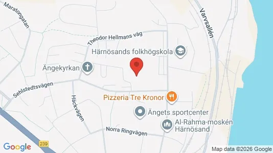 Apartments for rent i Härnösand - kort over placeringen