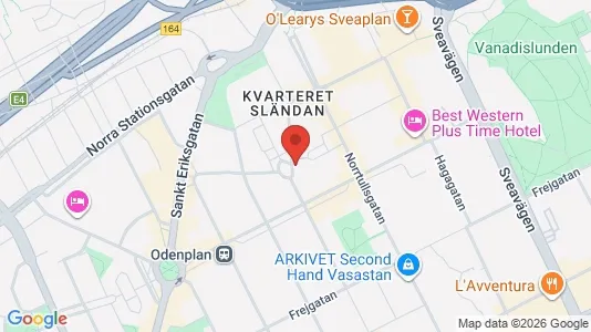 Apartments for rent i Vasastan - kort over placeringen