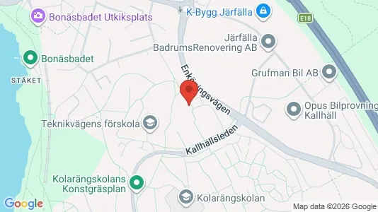 Apartments for rent i Järfälla - kort over placeringen