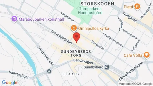 Apartments for rent i Sundbyberg - kort over placeringen