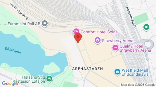 Apartments for rent i Solna - kort over placeringen