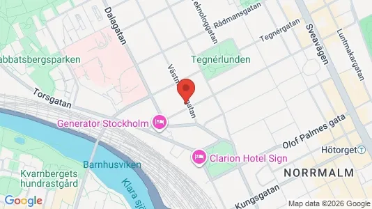 Apartments for rent i Stockholm City - kort over placeringen