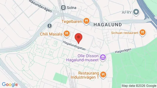 Apartments for rent i Solna - kort over placeringen