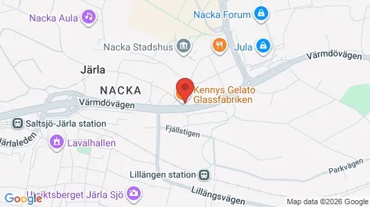 Apartments for rent i Nacka - kort over placeringen