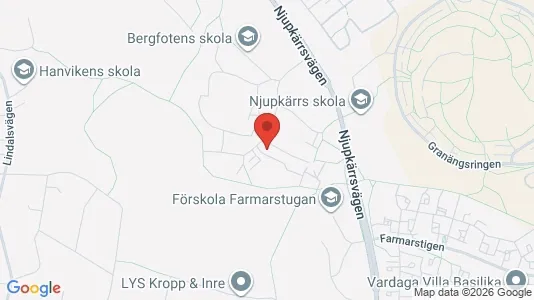 Apartments for rent i Tyresö - kort over placeringen