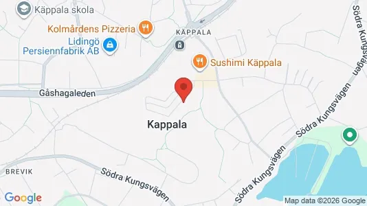 Apartments for rent i Lidingö - kort over placeringen