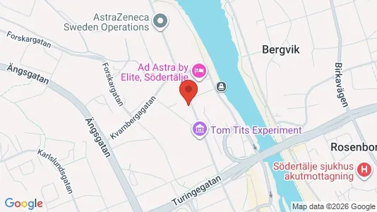 Apartments for rent i Södertälje - kort over placeringen