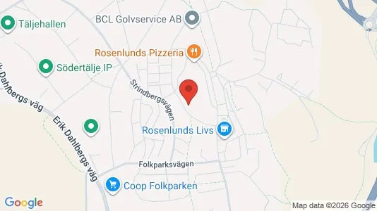 Apartments for rent i Södertälje - kort over placeringen