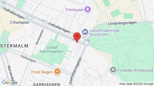 Apartments for rent i Östermalm - kort over placeringen