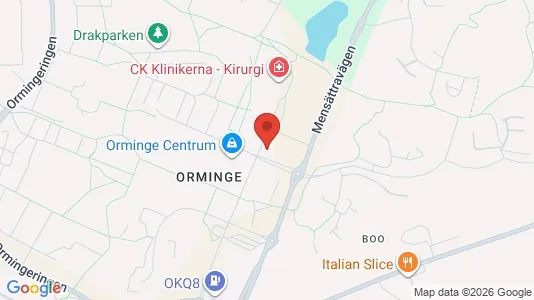 Apartments for rent i Nacka - kort over placeringen