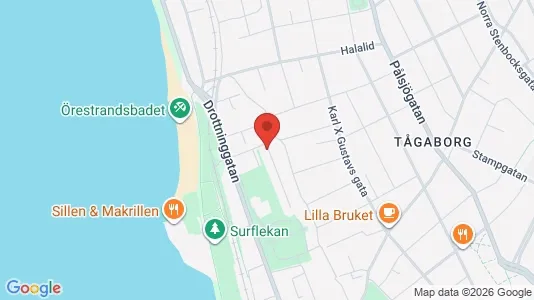 Apartments for rent i Helsingborg - kort over placeringen