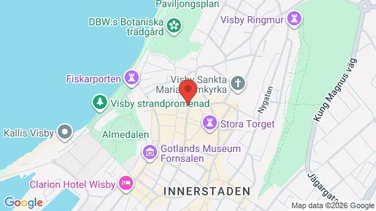 Apartments for rent i Gotland - kort over placeringen