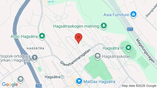 Apartments for rent i Stockholm South - kort over placeringen