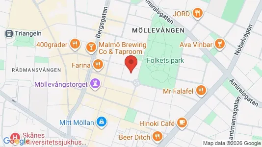 Apartments for rent i Sofielund - kort over placeringen