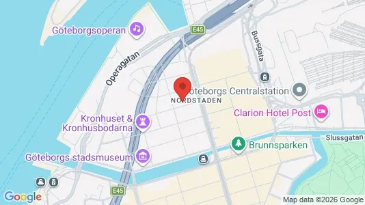 Apartments for rent i Gothenburg City Centre - kort over placeringen