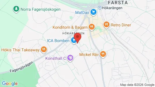 Apartments for rent i Stockholm South - kort over placeringen
