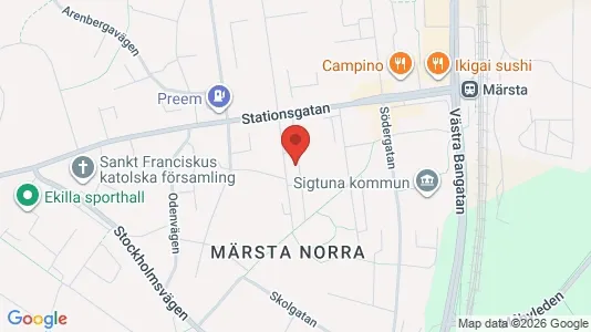 Apartments for rent i Sigtuna - kort over placeringen