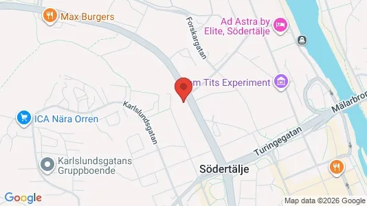 Apartments for rent i Södertälje - kort over placeringen