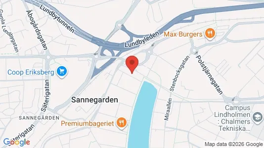 Apartments for rent i Lundby - kort over placeringen