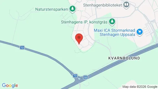 Apartments for rent i Uppsala - kort over placeringen