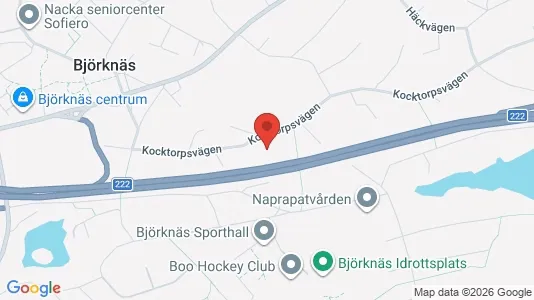 Apartments for rent i Nacka - kort over placeringen